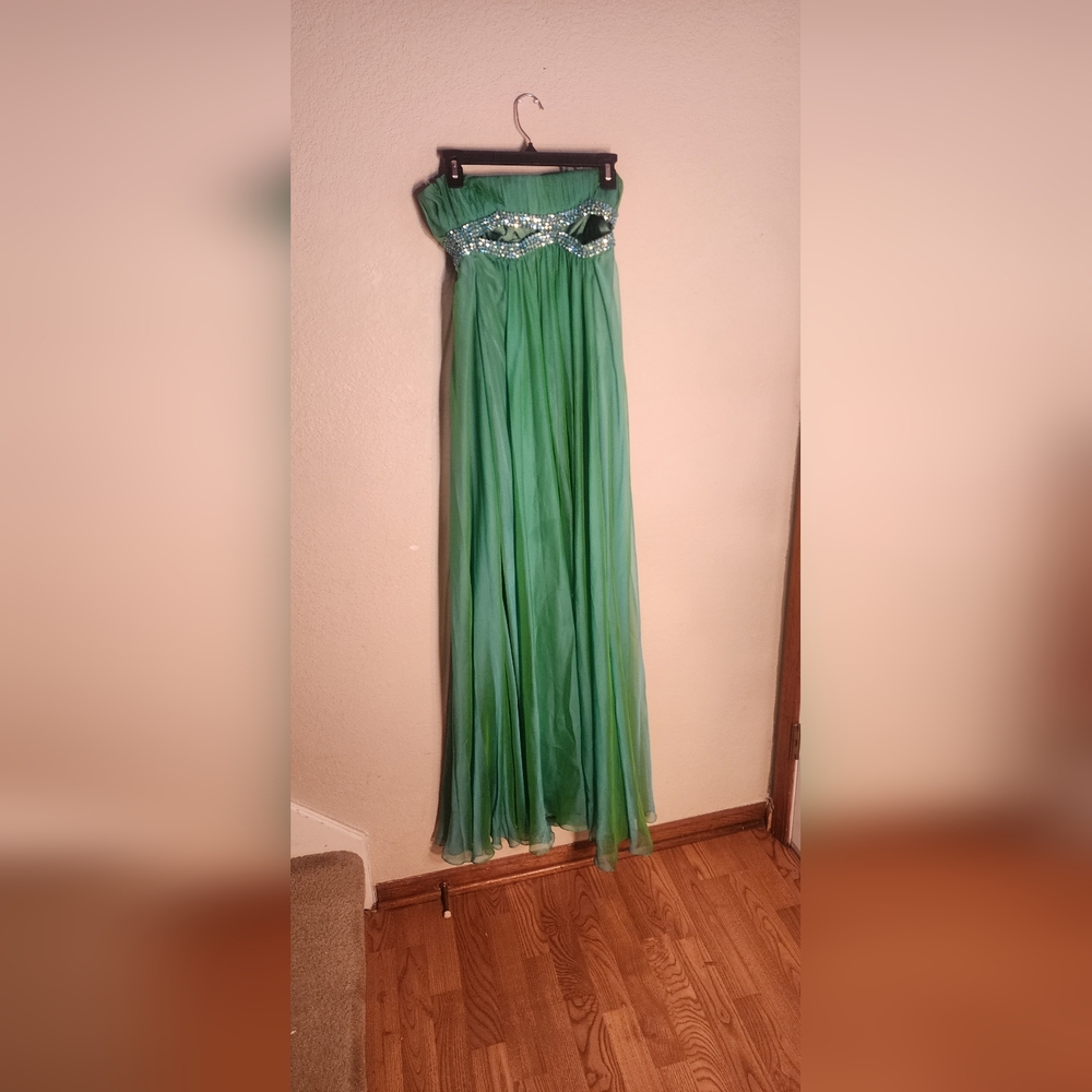 Cache Green Prom Dress - Picture 8 of 10
